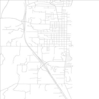 ROAD MAP OF LAKEPORT, CALIFORNIA BY MAPBAKES
