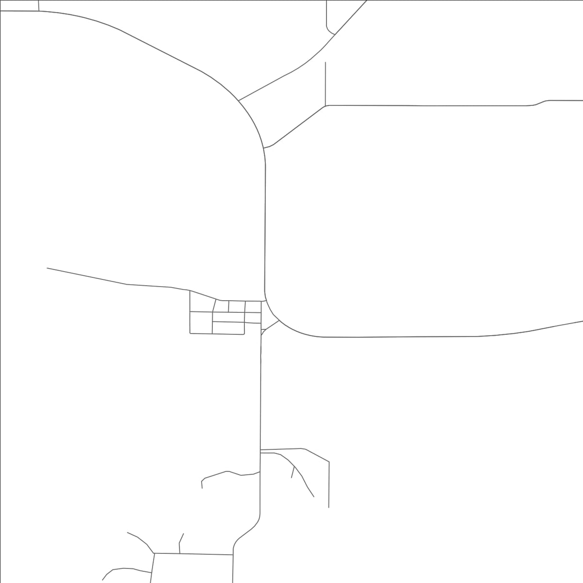 ROAD MAP OF PARADISE, MISSOURI BY MAPBAKES