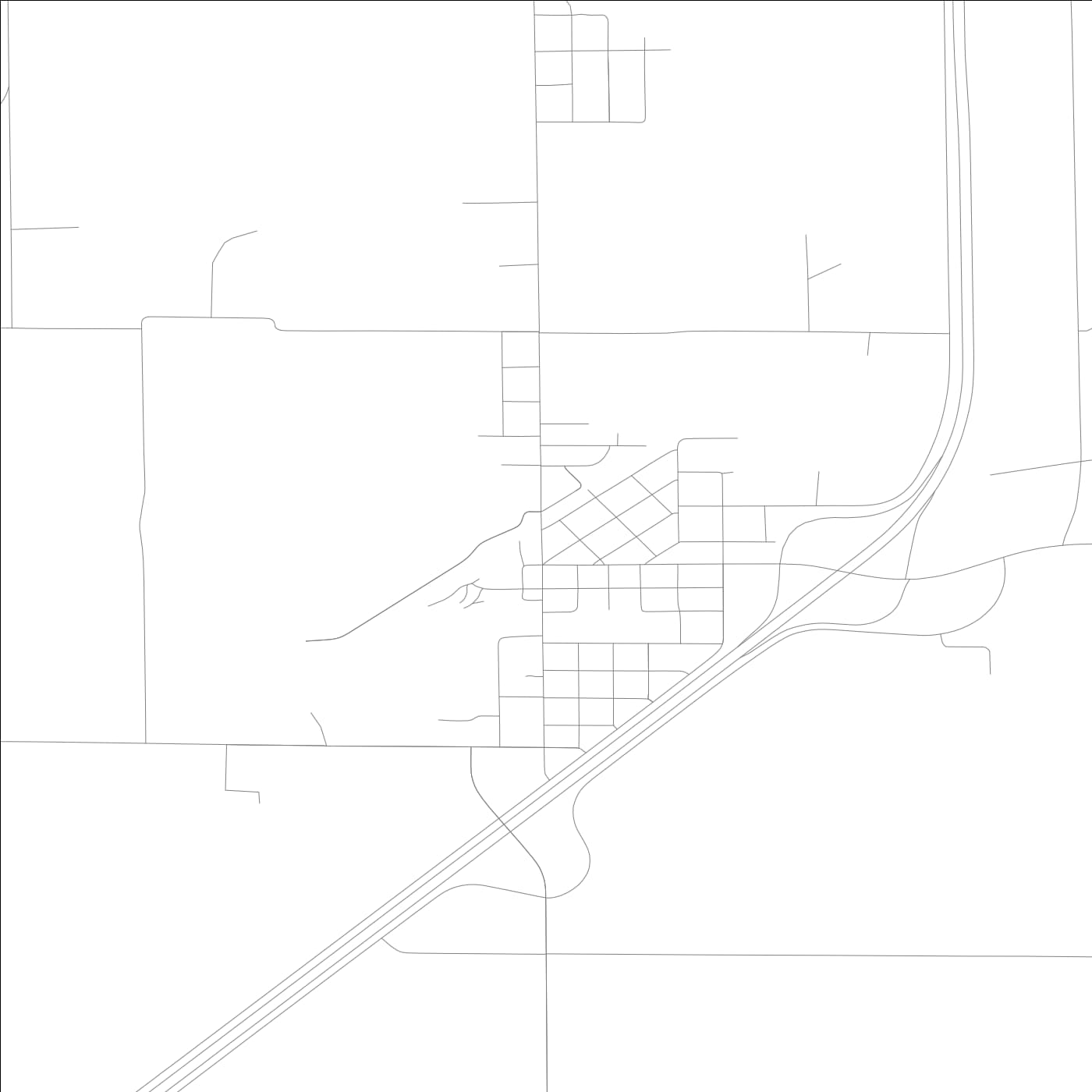 ROAD MAP OF LIVINGSTON, ILLINOIS BY MAPBAKES