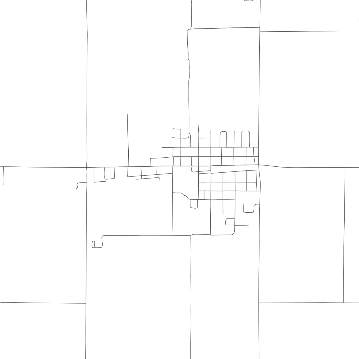 ROAD MAP OF PARMA, MISSOURI BY MAPBAKES