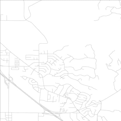 ROAD MAP OF LARKFIELD WIKIUP, CALIFORNIA BY MAPBAKES