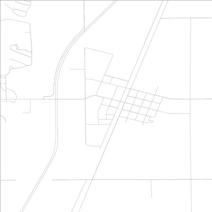 ROAD MAP OF LODA, ILLINOIS BY MAPBAKES