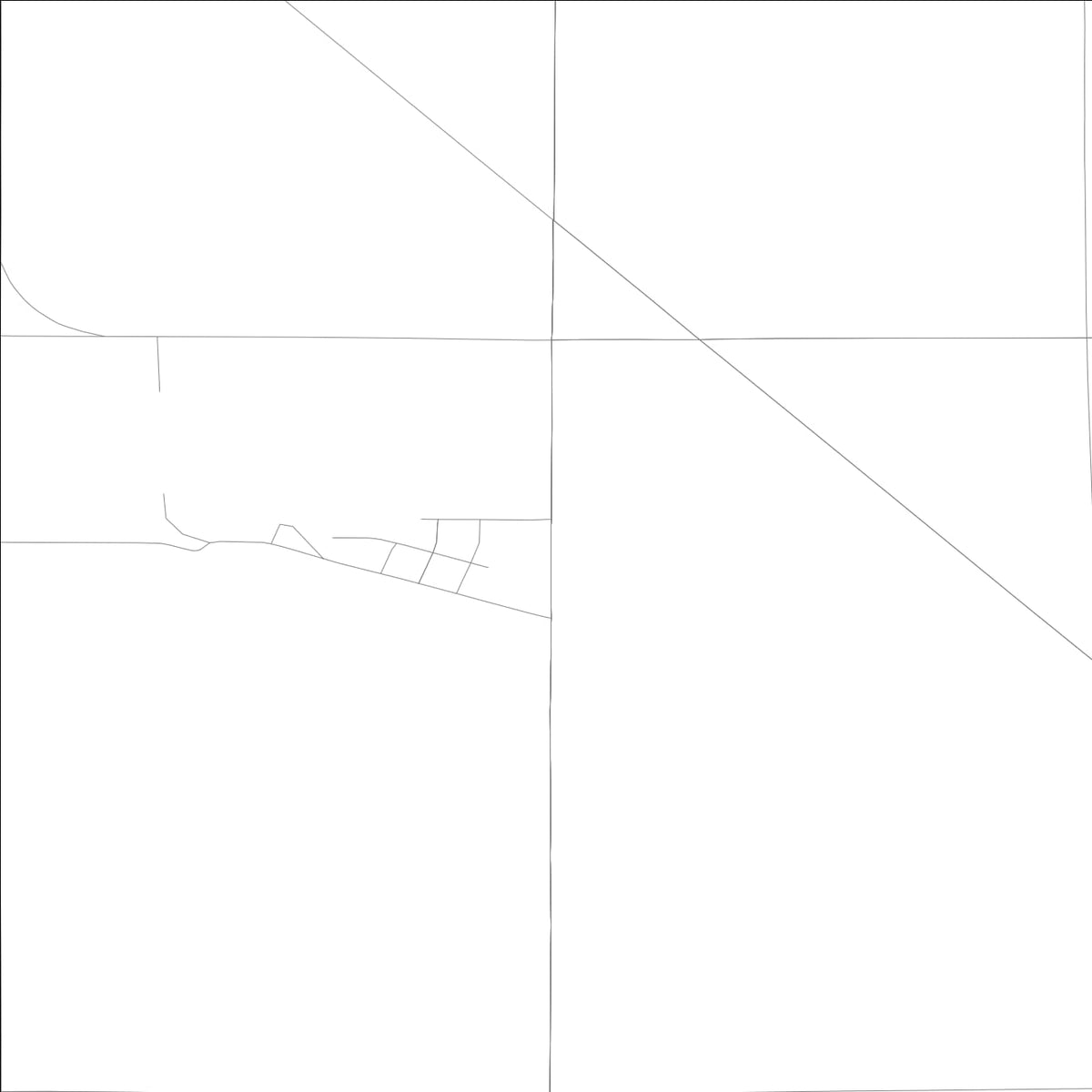 ROAD MAP OF RALSTON, LOWA BY MAPBAKES
