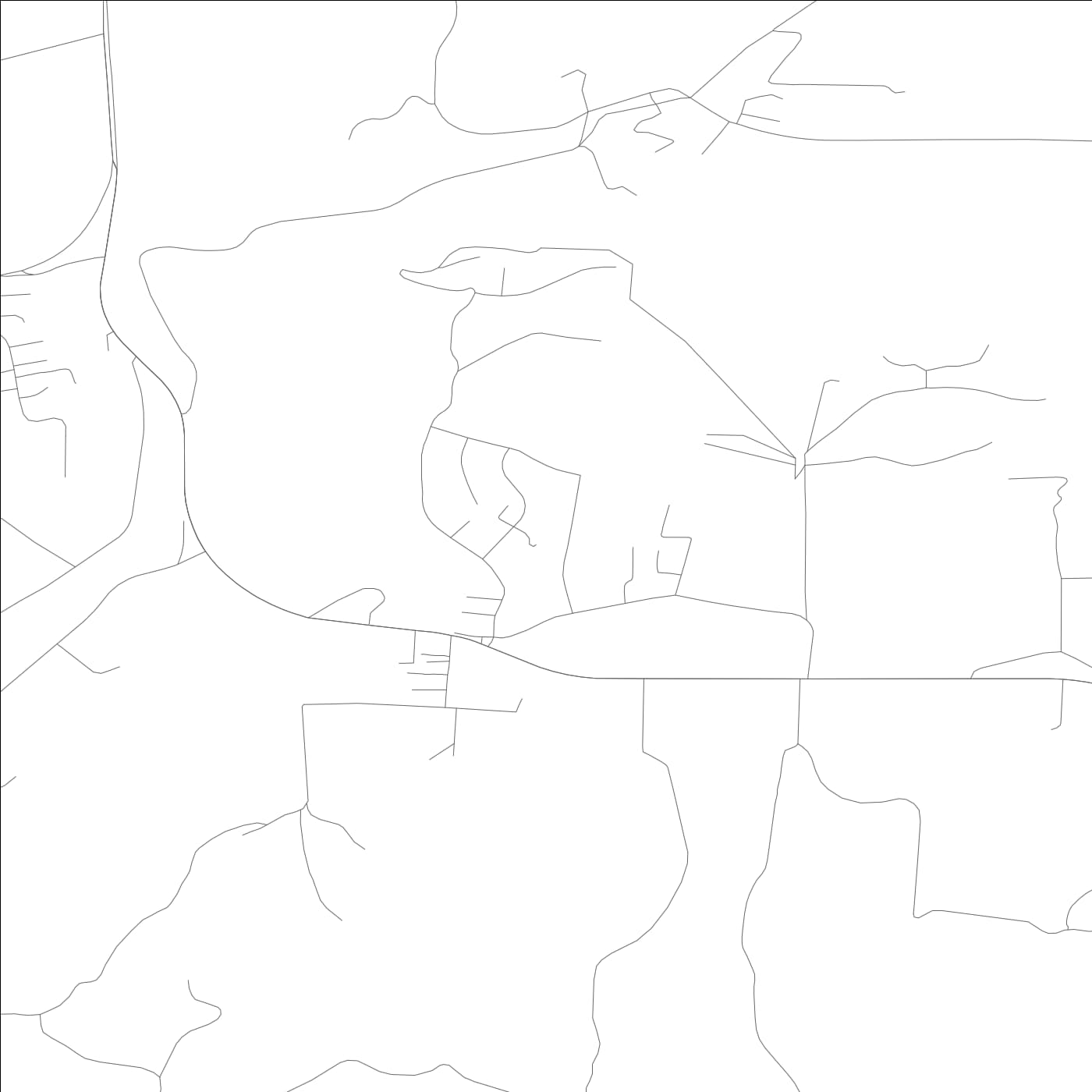 ROAD MAP OF LAS LOMAS, CALIFORNIA BY MAPBAKES