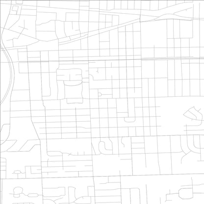 ROAD MAP OF LOMBARD, ILLINOIS BY MAPBAKES