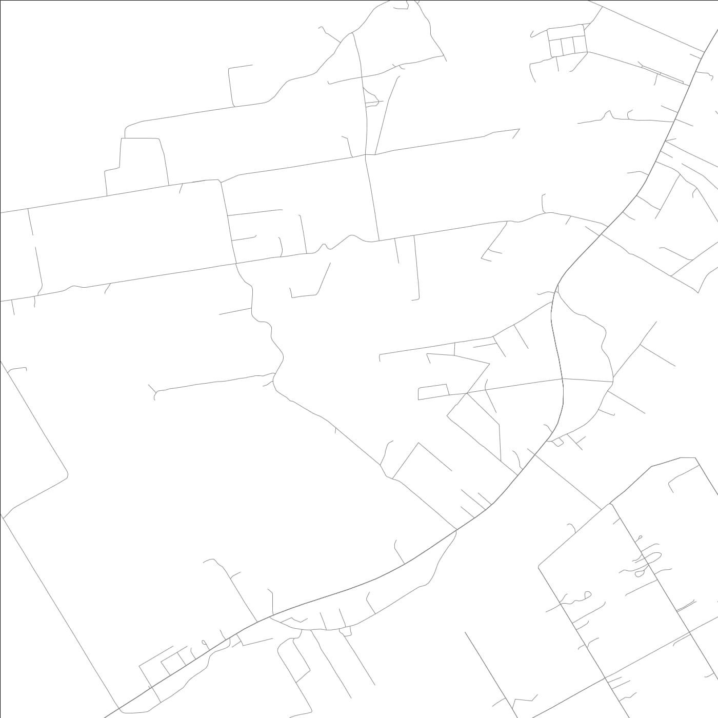 ROAD MAP OF KURTISTOWN, HAWAII BY MAPBAKES