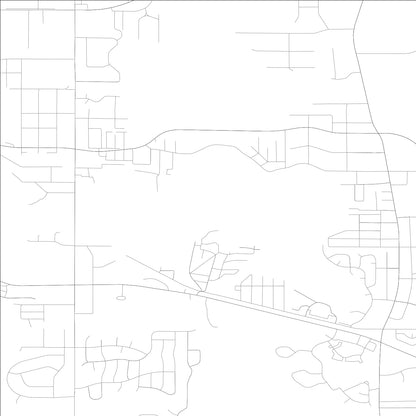 ROAD MAP OF LONG LAKE, ILLINOIS BY MAPBAKES