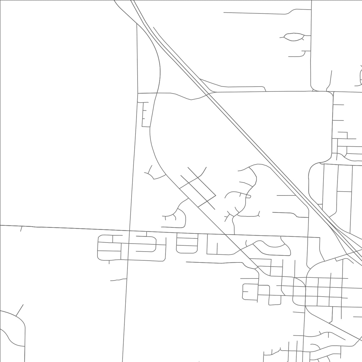 ROAD MAP OF PECULIAR, MISSOURI BY MAPBAKES