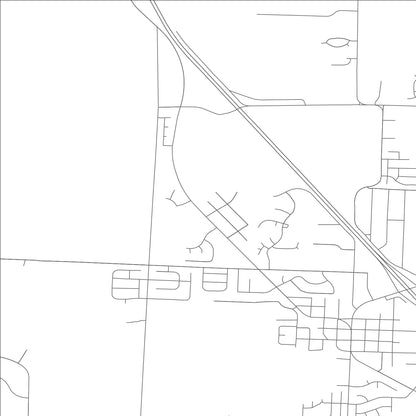 ROAD MAP OF PECULIAR, MISSOURI BY MAPBAKES