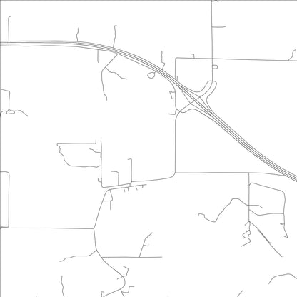 ROAD MAP OF PENDLETON, MISSOURI BY MAPBAKES