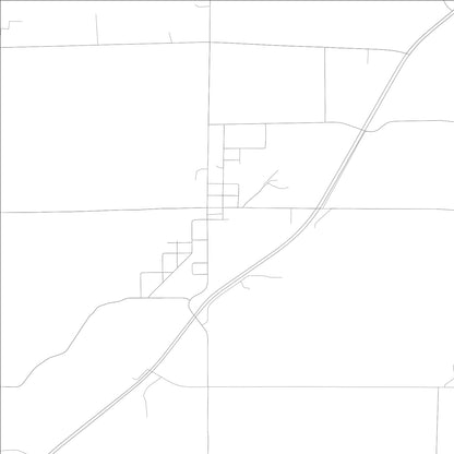 ROAD MAP OF LORAINE, ILLINOIS BY MAPBAKES