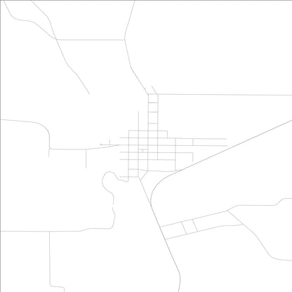 ROAD MAP OF REDFIELD, LOWA BY MAPBAKES