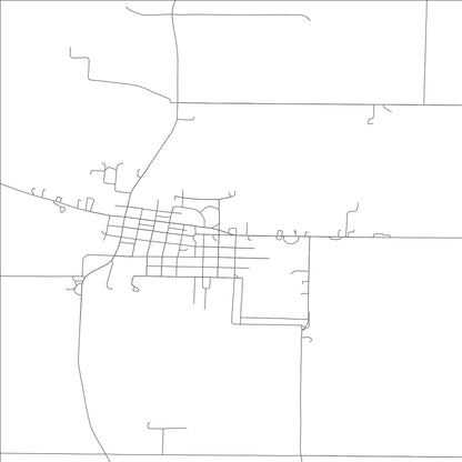 ROAD MAP OF PERRY, MISSOURI BY MAPBAKES