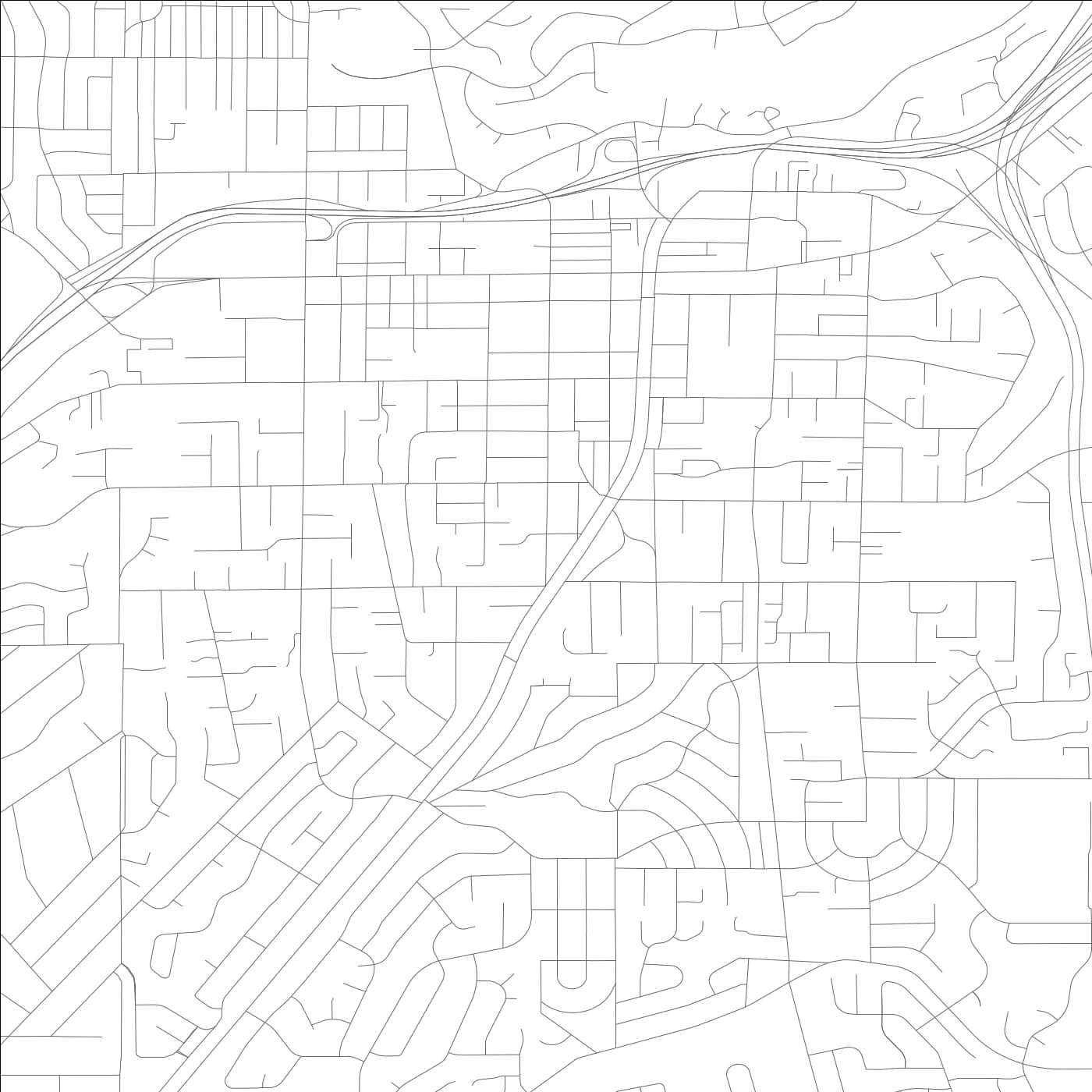 ROAD MAP OF LEMON GROVE, CALIFORNIA BY MAPBAKES