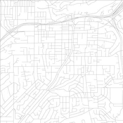 ROAD MAP OF LEMON GROVE, CALIFORNIA BY MAPBAKES