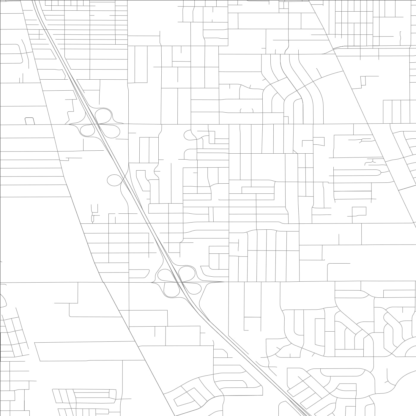 ROAD MAP OF LEMON HILL, CALIFORNIA BY MAPBAKES