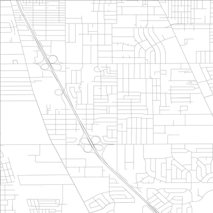 ROAD MAP OF LEMON HILL, CALIFORNIA BY MAPBAKES