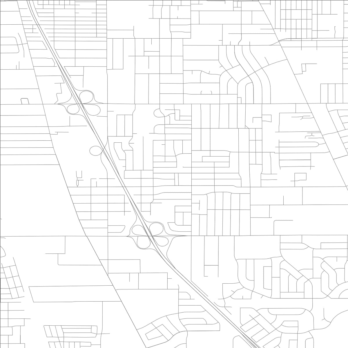 ROAD MAP OF JUNE LAKE, CALIFORNIA BY MAPBAKES