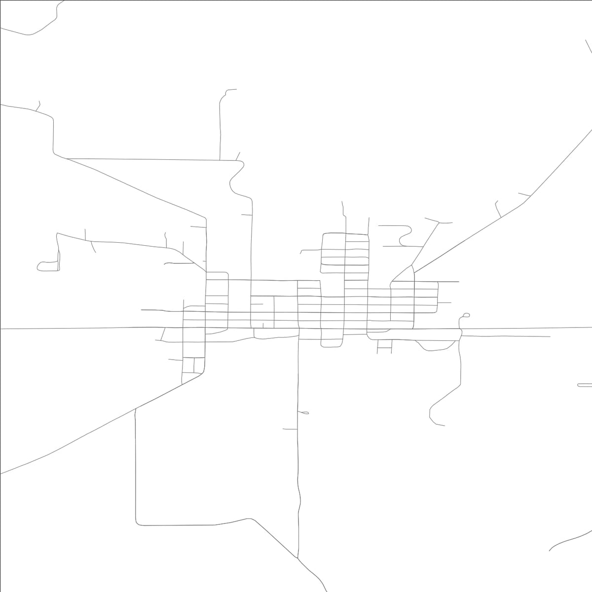 ROAD MAP OF GENESEE, IDAHO BY MAPBAKES