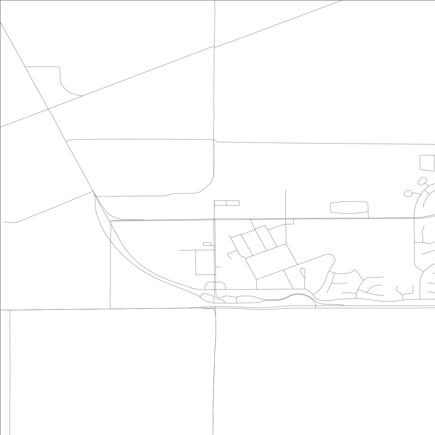 ROAD MAP OF LEMOORE STATION, CALIFORNIA BY MAPBAKES