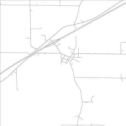 ROAD MAP OF PHILLIPSBURG, MISSOURI BY MAPBAKES