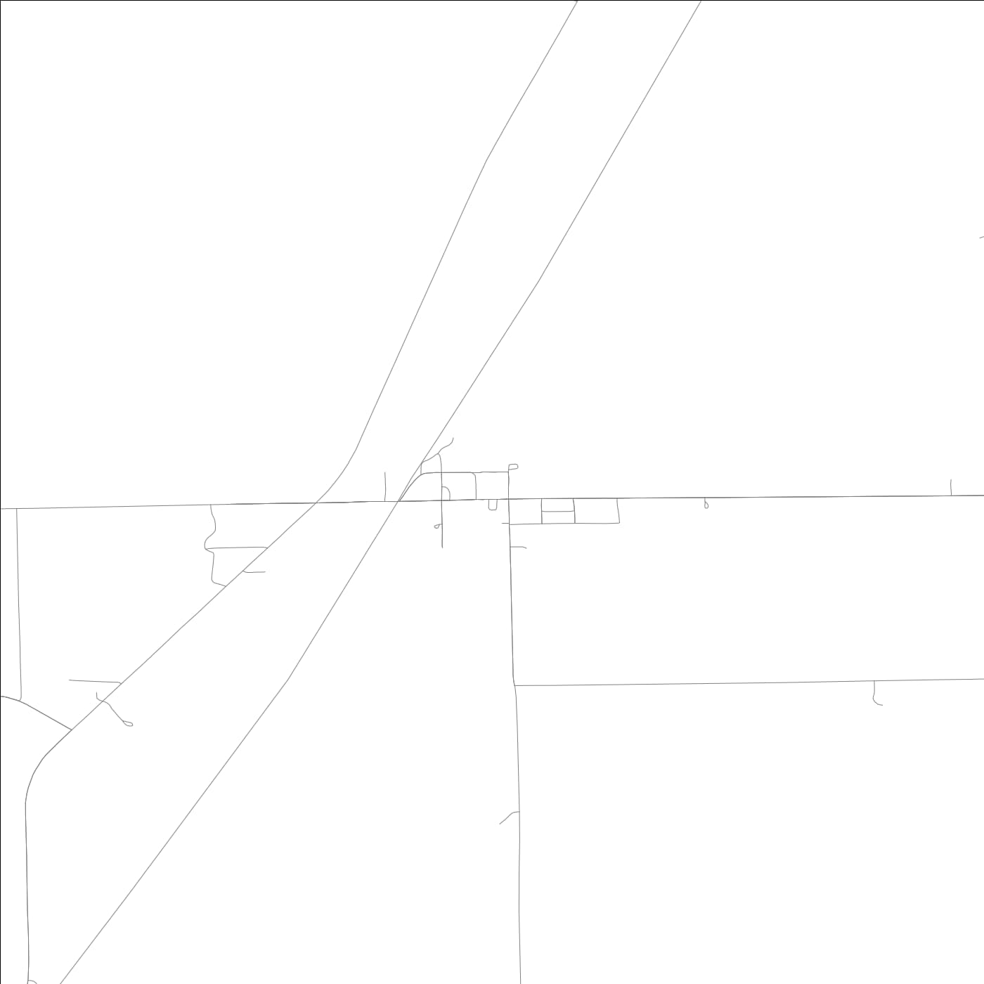 ROAD MAP OF LOWPOINT, ILLINOIS BY MAPBAKES