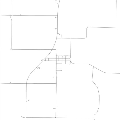 ROAD MAP OF PICKERING, MISSOURI BY MAPBAKES