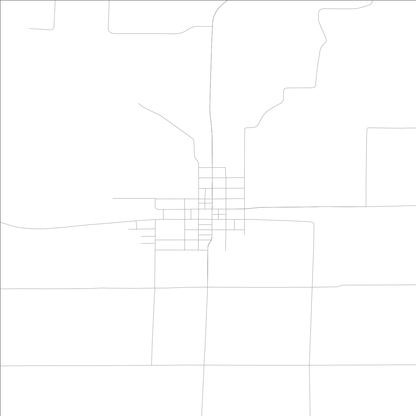 ROAD MAP OF RICHLAND, LOWA BY MAPBAKES