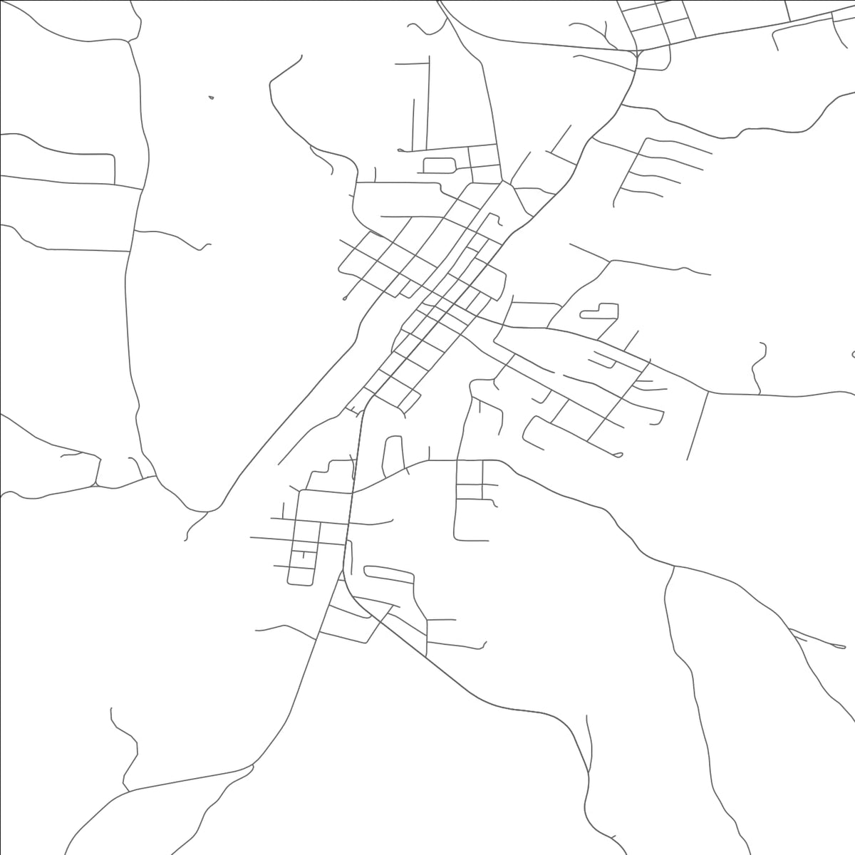 ROAD MAP OF PIEDMONT, MISSOURI BY MAPBAKES