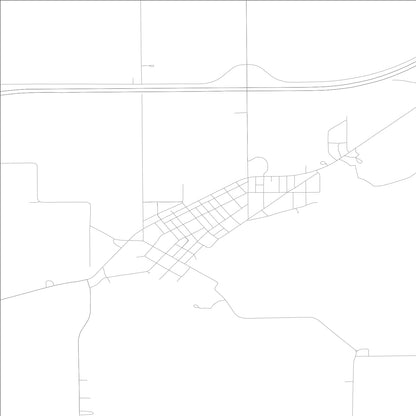 ROAD MAP OF LYNDON, ILLINOIS BY MAPBAKES