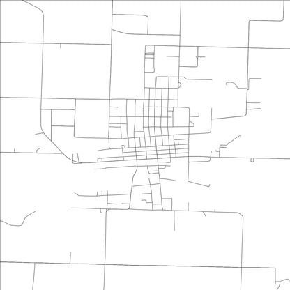 ROAD MAP OF PIERCE CITY, MISSOURI BY MAPBAKES