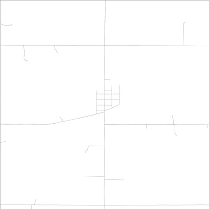 ROAD MAP OF RICKETTS, LOWA BY MAPBAKES
