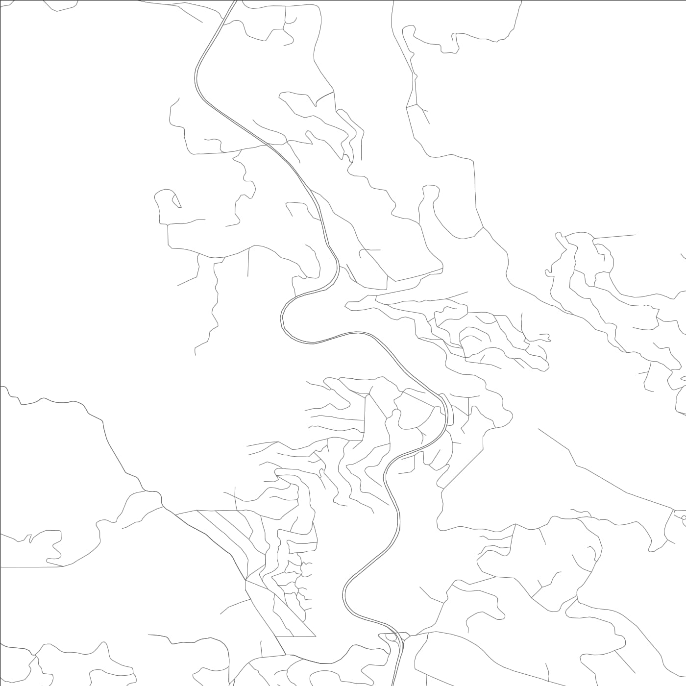 ROAD MAP OF LEXINGTON HILLS, CALIFORNIA BY MAPBAKES