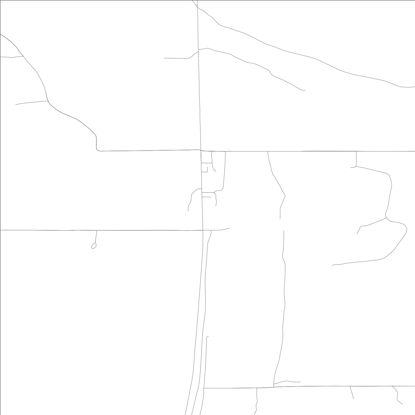 ROAD MAP OF LIKELY, CALIFORNIA BY MAPBAKES