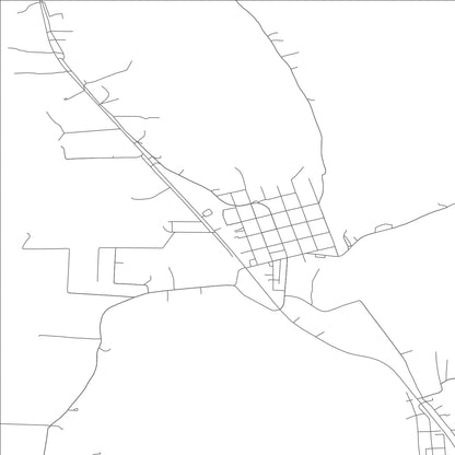 ROAD MAP OF PILOT KNOB, MISSOURI BY MAPBAKES