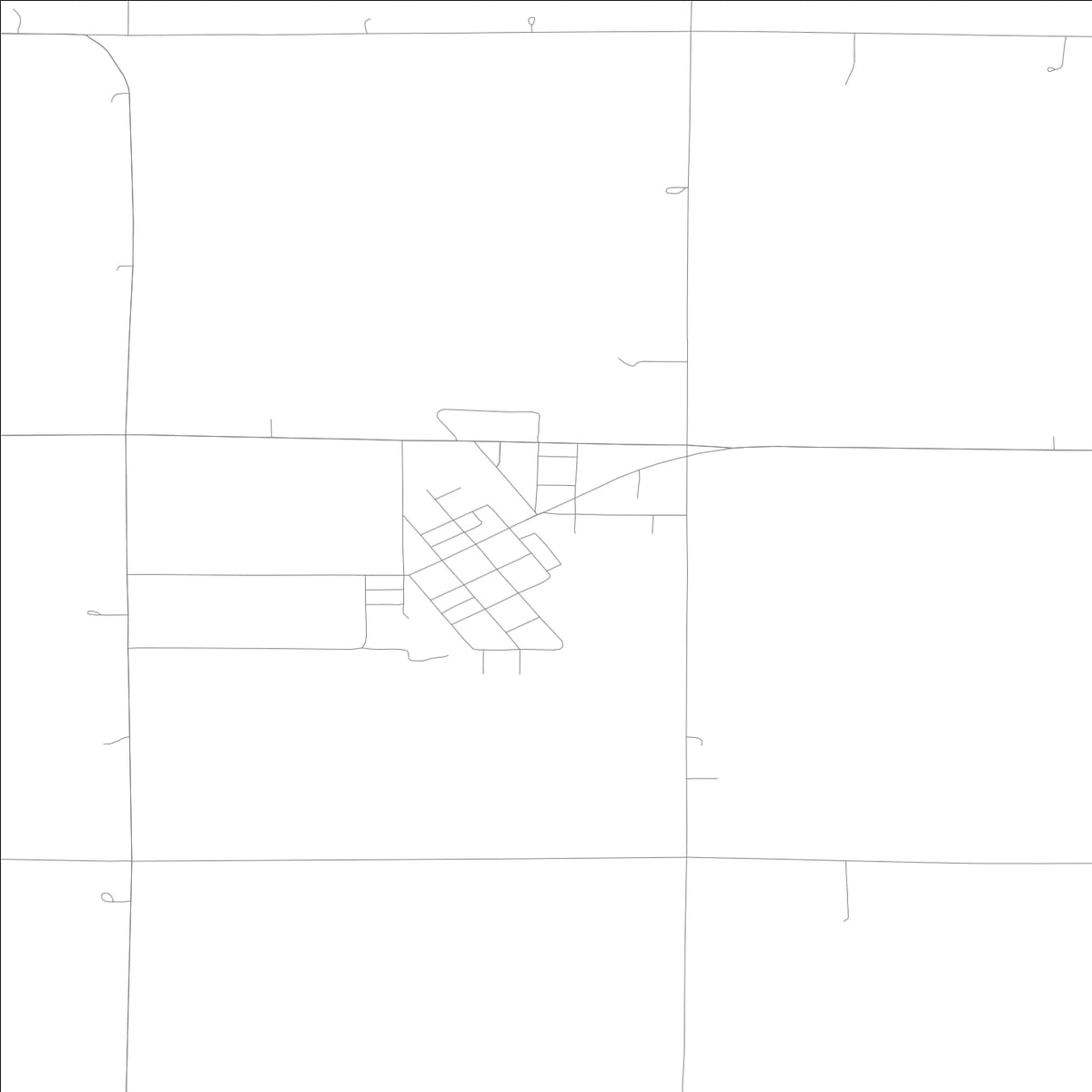 ROAD MAP OF RINGSTED, LOWA BY MAPBAKES