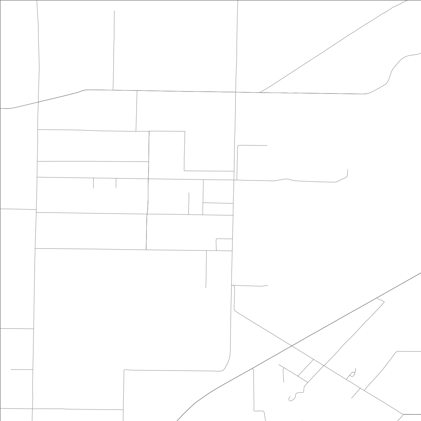 ROAD MAP OF LINDCOVE, CALIFORNIA BY MAPBAKES