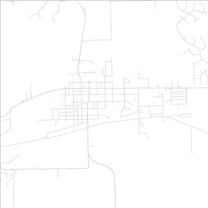 ROAD MAP OF MACKINAW, ILLINOIS BY MAPBAKES