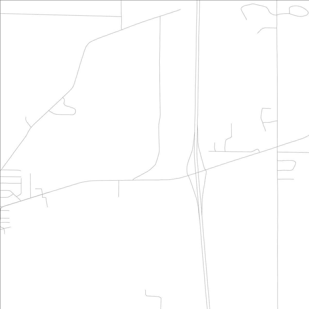 ROAD MAP OF RIVERSIDE, LOWA BY MAPBAKES