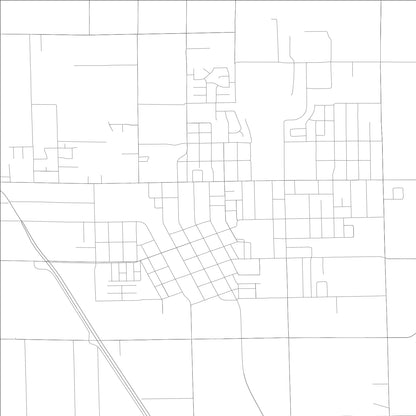 ROAD MAP OF LINDSAY, CALIFORNIA BY MAPBAKES