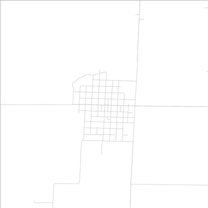 ROAD MAP OF RIVERTON, LOWA BY MAPBAKES