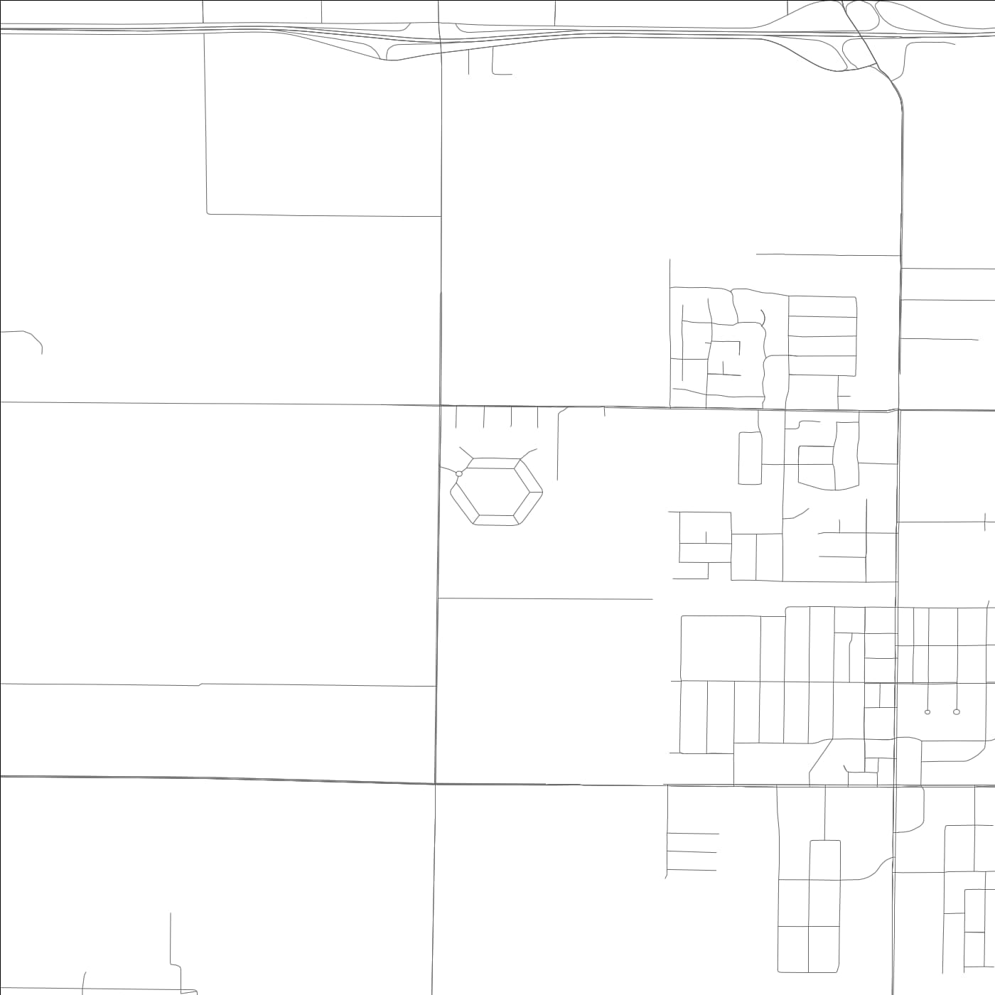 ROAD MAP OF LINNELL CAMP, CALIFORNIA BY MAPBAKES