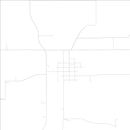 ROAD MAP OF MAGNOLIA, ILLINOIS BY MAPBAKES