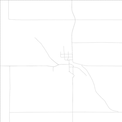 ROAD MAP OF ROCK FALLS, LOWA BY MAPBAKES