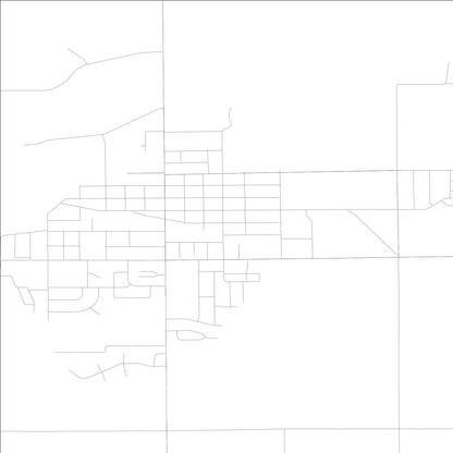 ROAD MAP OF ROCK VALLEY, LOWA BY MAPBAKES