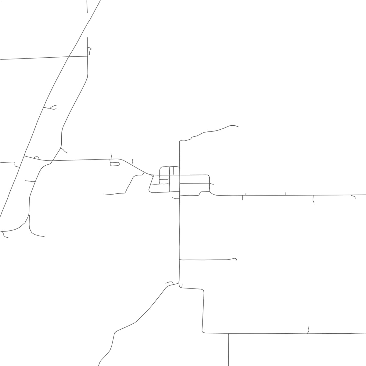 ROAD MAP OF POLLOCK, MISSOURI BY MAPBAKES