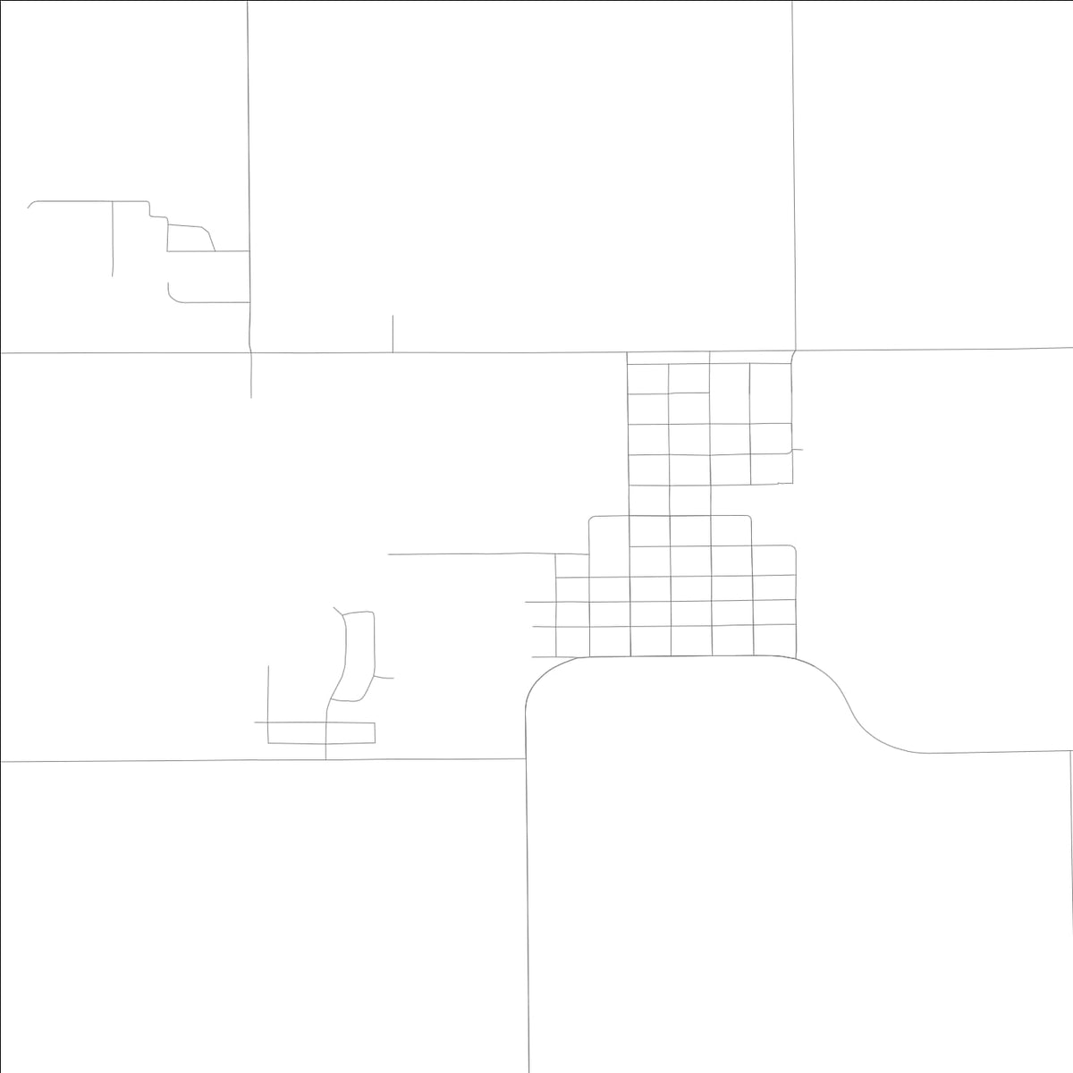 ROAD MAP OF MALTA, ILLINOIS BY MAPBAKES