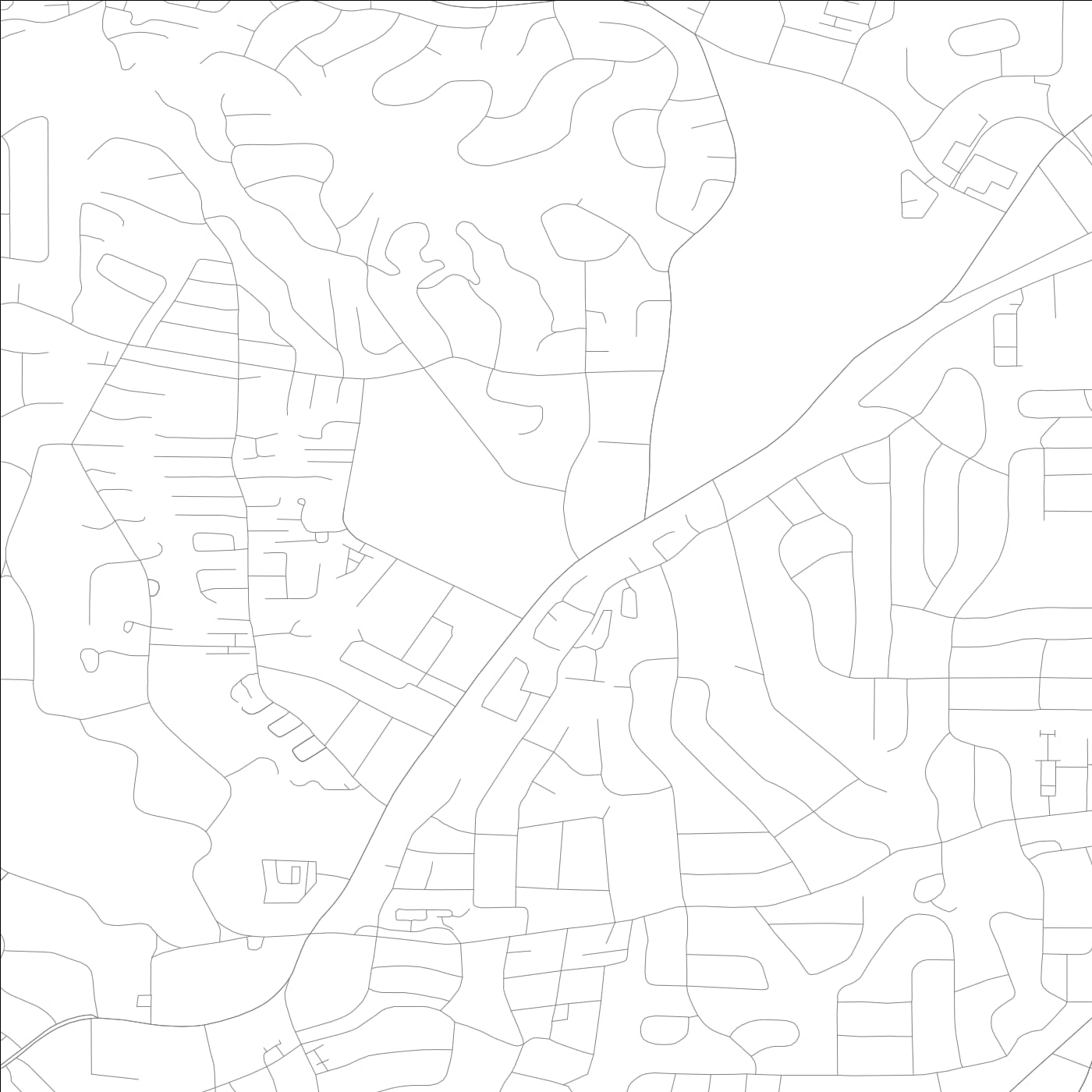 ROAD MAP OF BROOKHAVEN, GEORGIA BY MAPBAKES