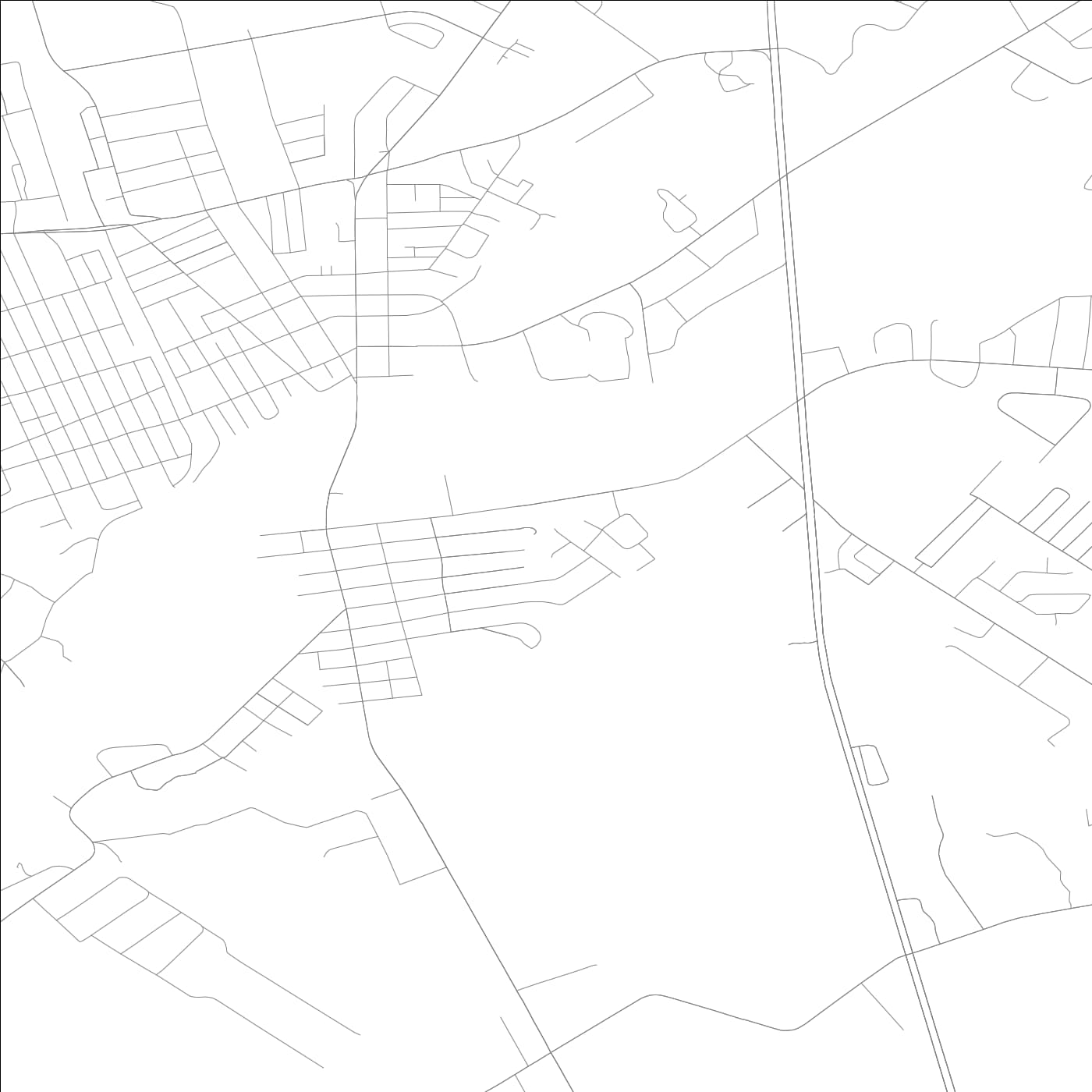 ROAD MAP OF BLADES, DELAWARE BY MAPBAKES