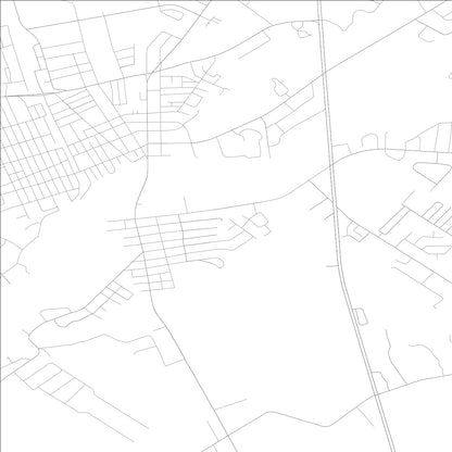 ROAD MAP OF BLADES, DELAWARE BY MAPBAKES